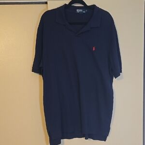 Polo Ralph Lauren Mens Navy 100% Cotton Shirt Size XL